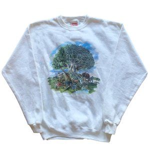 90s Disney’s Tree of Life / Animal Kingdom graphic sweatshirt by Mickey Inc.
